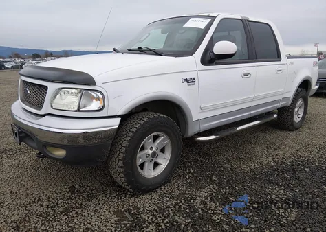 2002 Ford F-150 Lariat/Xlt из США, поврежденный, VIN 1FTRW08L52KC88142
